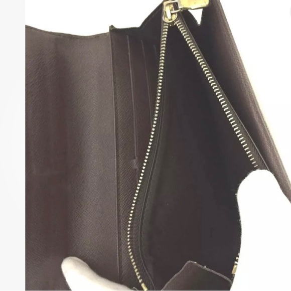 💎Louis Vuitton Damier Porte Fenille Sarah Long wallet. 100% authentic. - Picture 6 of 10